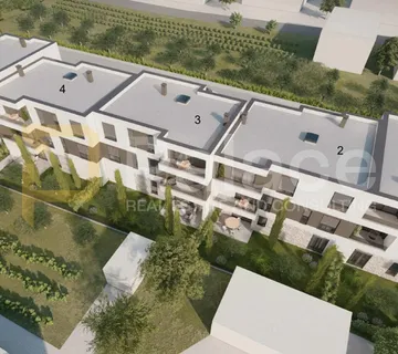 Prizemni stan u Puli – 2 sobe, dvorište 63 m², novogradnja - Kaštanjer