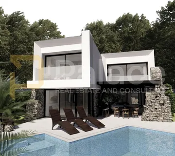 Šumber: građevinsko zemljište sa starinom i projektom, 637 m² – Istra