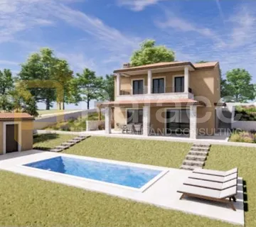 Novogradnja - Moderna kuća s bazenom u Bertošima, na parceli od 911 m² - cover