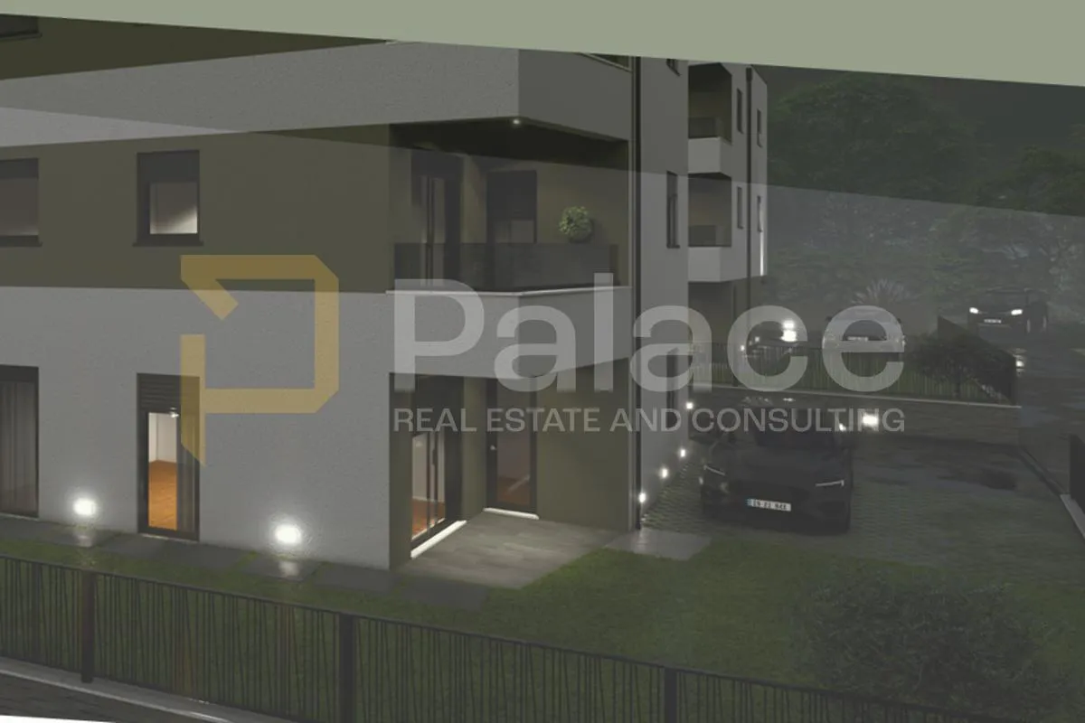 Dvosoban apartman/poslovni prostor 63m2, vrt i parking - cover