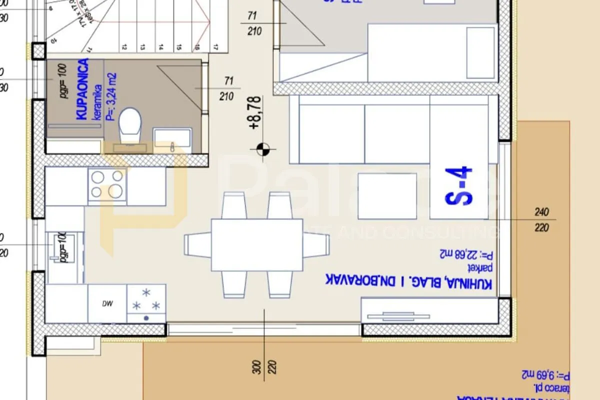 Dvoetažni penthouse s terasama, 121 m² - cover