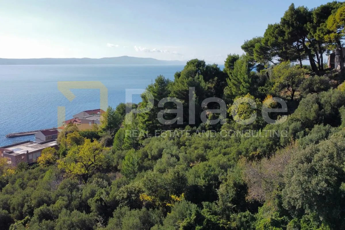 Građevinsko zemljište 1300 m² s pogledom na more, Živogošće - cover