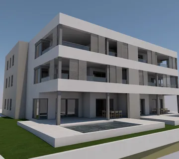 Stan u novogradnji s bazenom, Tribunj, prizemlje, 110m2