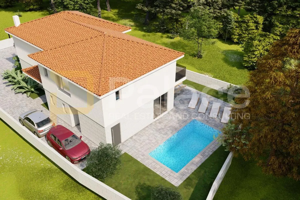 Luksuzni dvoetažni stan s bazenom i okućnicom – Hlapa, 142m2 - cover