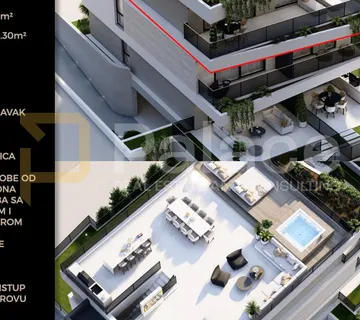 Trogir: Luksuzan penthouse s pogledom na more, 141m² - cover