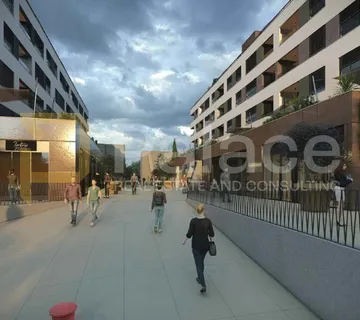 Moderan dvosobni stan s loggiom i garažom u centru Srdoča, 53,94 m² - Rijeka