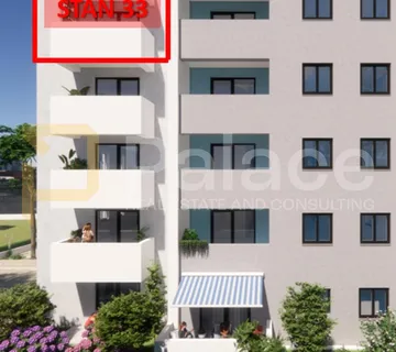 Novogradnja Pula – 2S stan, 4. kat, SZ orijentacija, balkon