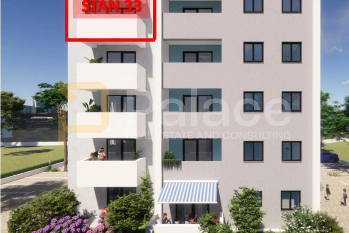 Novogradnja Pula – 2S stan, 4. kat, SZ orijentacija, balkon - cover