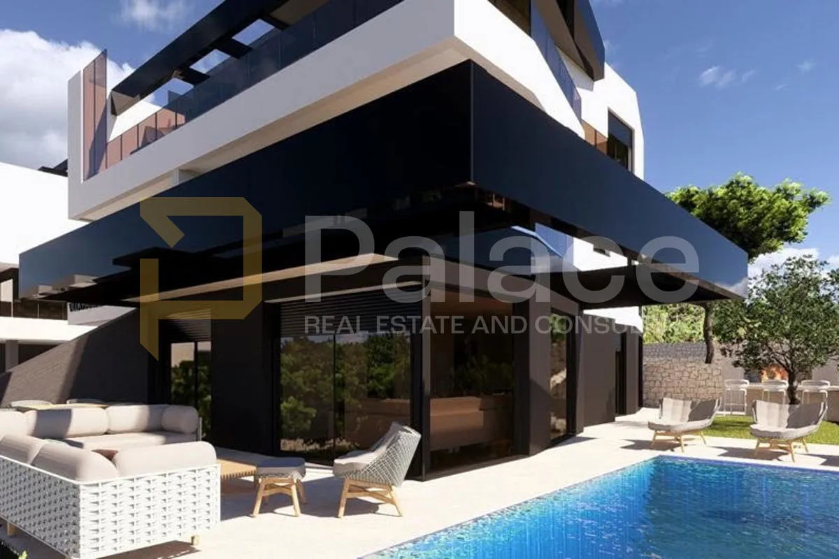 Moderan stan u vili na Krku - okućnica, bazen i konoba, 170,73 m² - cover