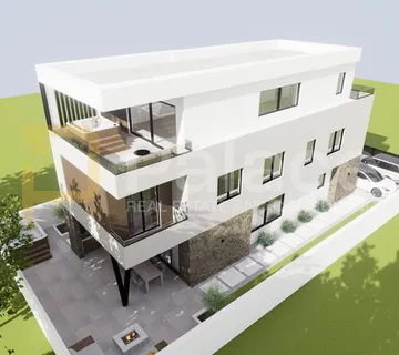 Vodice: Potpuno uređen dvoetažni stan modernog uređenja 141,5m2