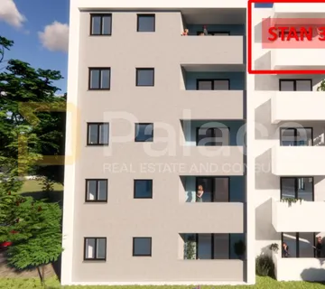 Stan u novogradnji sa dvije spavaće sobe i balkonom, Pula, Monvidal