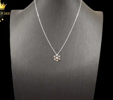 ZLATNI LANČIĆ S DIJAMANTOM 0,05ct / R1, RATE ! - cover