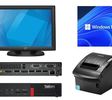 PC blagajna kasa - touch monitor, pos printer, pc (windows licenca) - cover