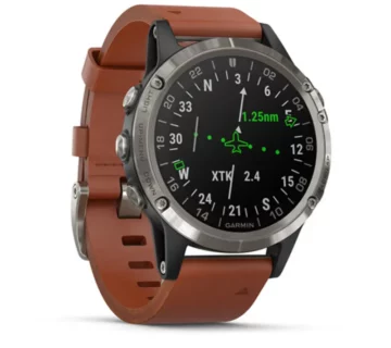 D2 Delta  Sapphire Aviation (kožni smeđi remen) GPS sat - cover