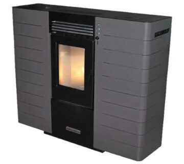 Peć na pelete CentroMetal ZS10 (2,92 – 9,01 kW) do 100m2 siva - cover