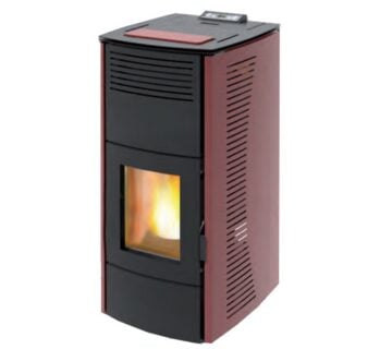 Peć na pelete CentroMetal ZV16 (4,89 - 16,10 kW), za centralno grijanje - crvena - cover