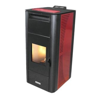 Peć na pelete CentroMetal ZV32 (8,57 - 30,48 kW), za centralno grijanje - crvena - cover