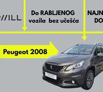 Peugeot 2008 bez učešća - NAJNIŽA RATA DO SADA! - cover