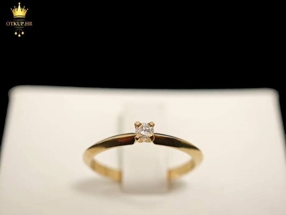 ZLATNI PRSTEN 1.94G 18K / R1, RATE !! - cover