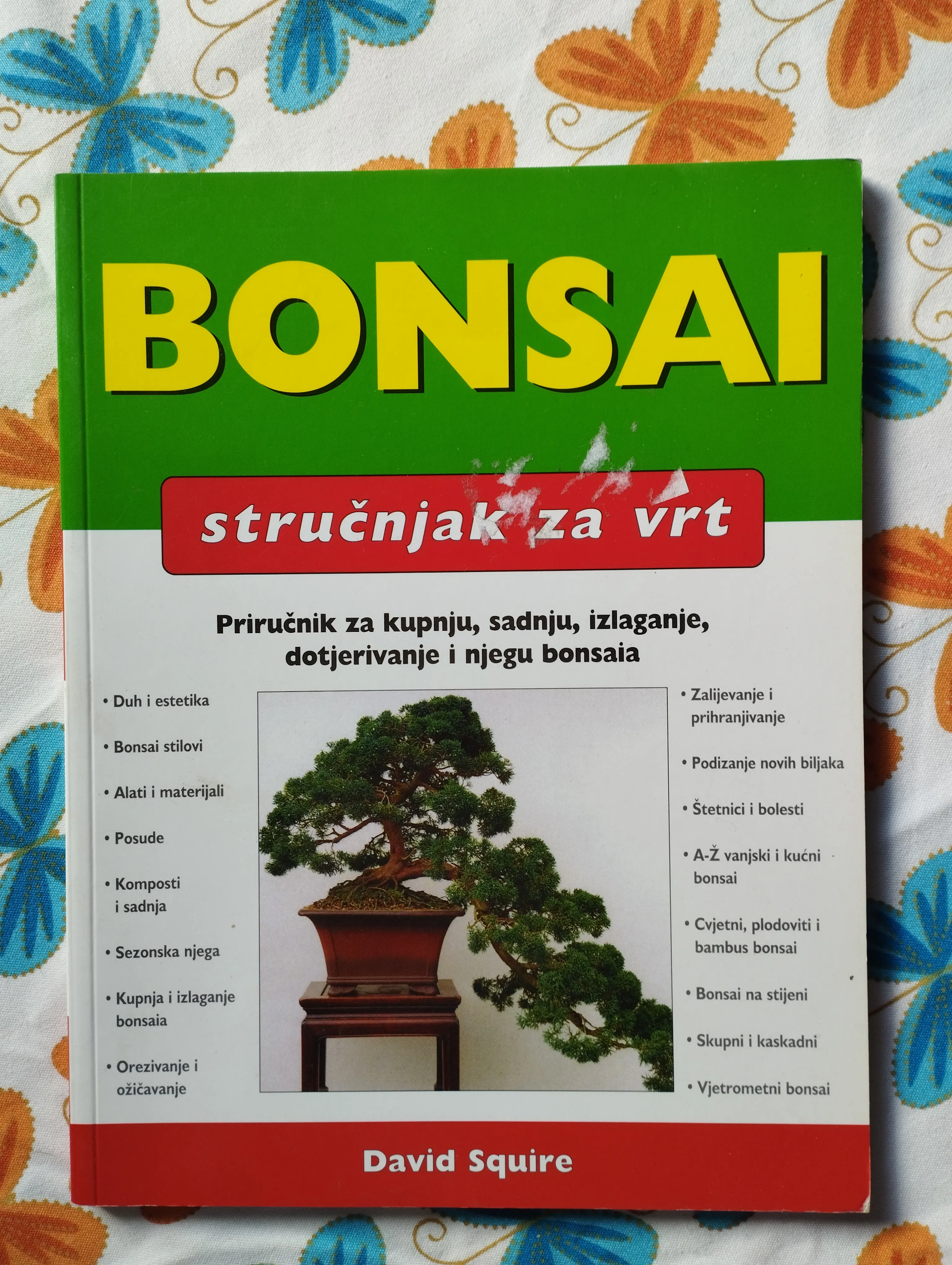 David Squire - Bonsai; stručnjak za vrt - cover