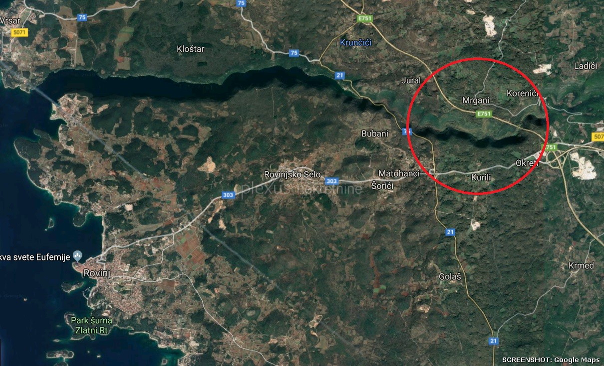 Građevinsko zemljište: Rovinj - okolica, Mrgani, 3827 m2 - cover