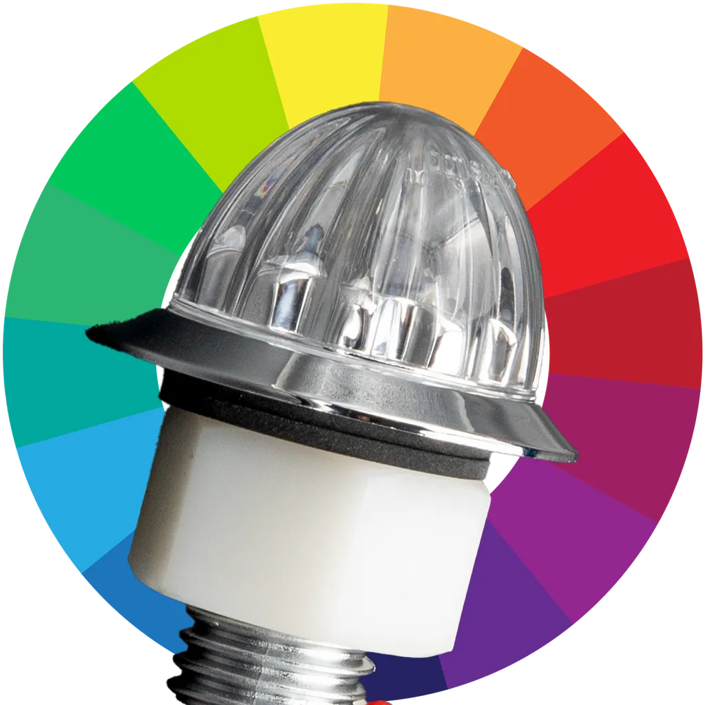 Nedking LED mini lampa lubenica RGB – prozirna leća - cover