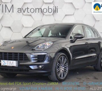 Porsche Macan S Diesel 4x4 PDK Sport Chrono+ BOSE KAMERA ALU21c - cover