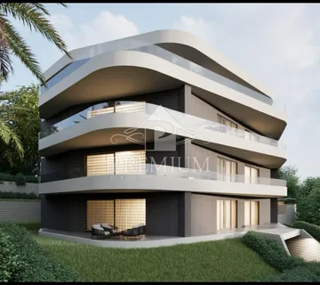 Stan U Ekskluzivnoj Novogradnji, Garaža, Balkon, Bazen - Opatija