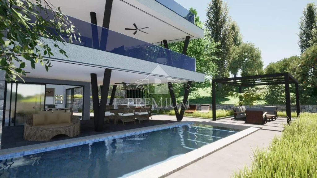 STAN SA BAZENOM I PARKINGOM,  PANORAMSKI POGLED - cover