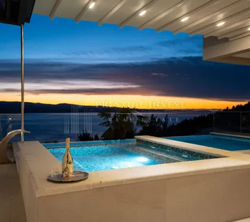 LUKSUZNA VILA- Pogled na more- garaža, bazen - cover