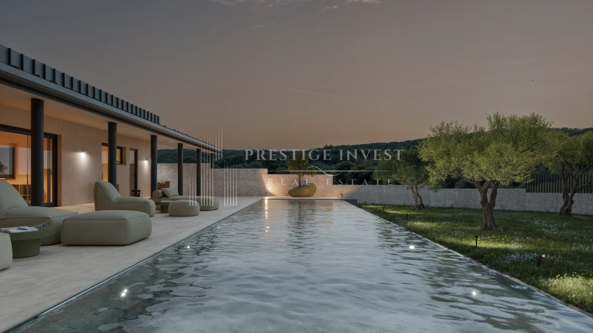 ISTRA - Luksuzna prizemnica s prostranom okućnicom i pogledom na more - cover