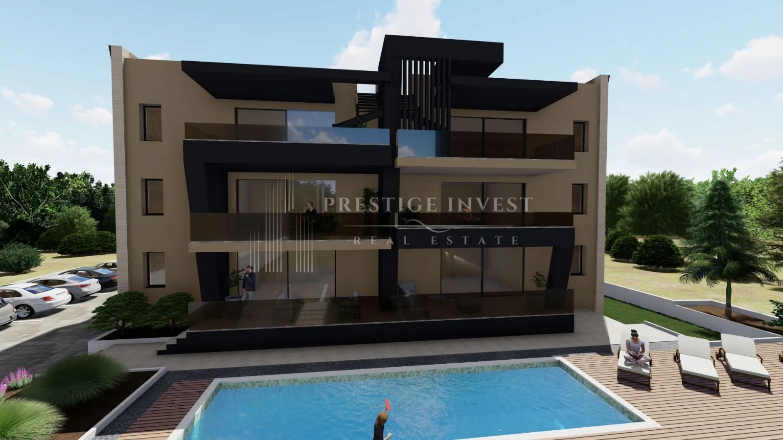 SUKOŠAN - S3- 1.kat - 3soban stan- 100m od mora - cover