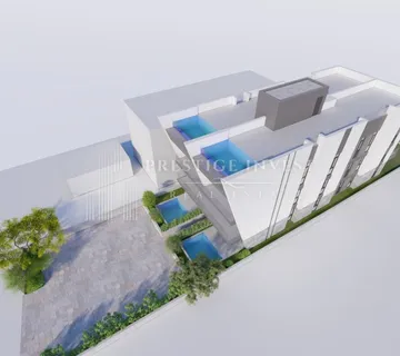 BIBINJE-S5- Ekskluzivan penthouse prvi red uz more s krovnom terasom i bazenom - cover