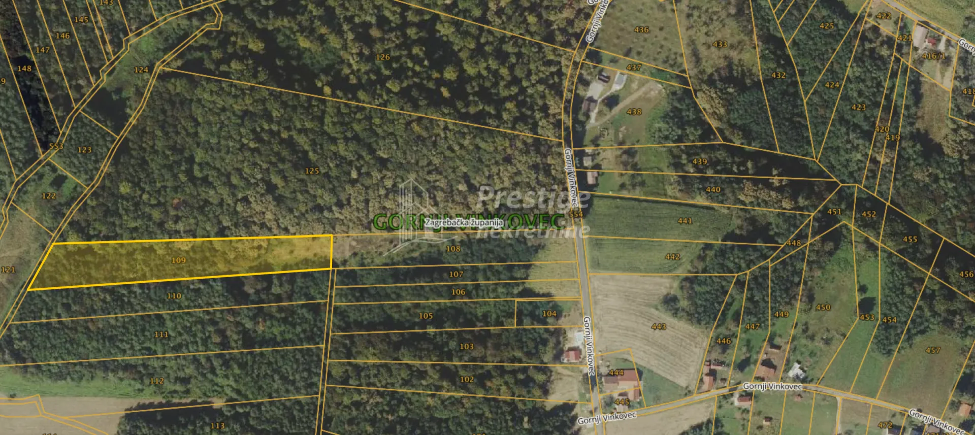 Sveti Ivan Zelina, Gornji Vinkovec, šuma 6157m2 - cover