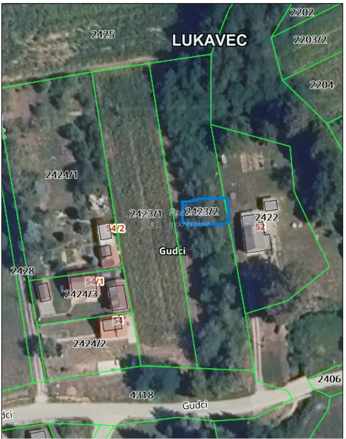 Velika Gorica, Gudci, građevinsko zemljište 2175m2 - cover