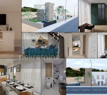 Privlaka-Novogradnja, Duplex Kuća S Bazenom I Pogledom Na More - Sabunike, Privlaka