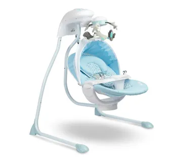 Dječja električna ljuljačka Raffi plava - cover