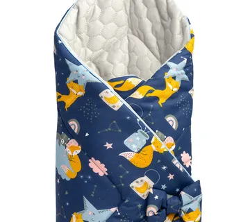Dvostrani baršunasti pokrivač za bebe 75x75cm zvjezdano nebo - cover