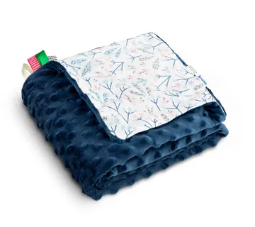 Deka Minky 75x100cm tamno plava - cover
