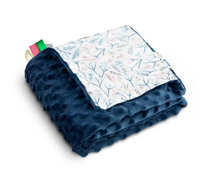 Deka Minky 75x100cm tamno plava - cover