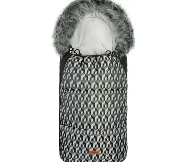 Zimska vreća za kolica svijetlo geometrijski uzorak - cover