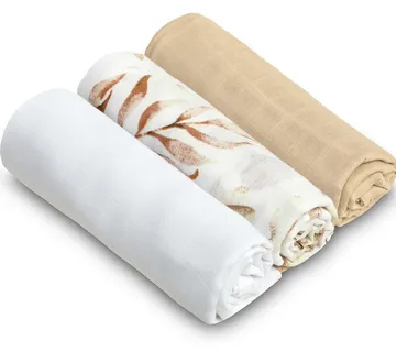 Sensillo set muslin pelena 3 komada bež - cover