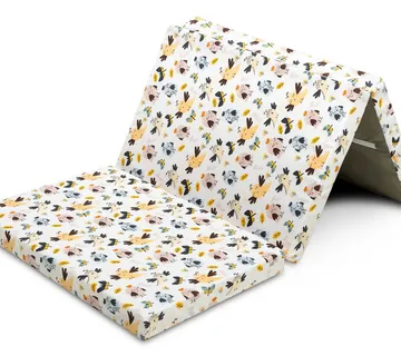 Sklopivi madrac s pamučnom navlakom 120x60cm pilići - cover