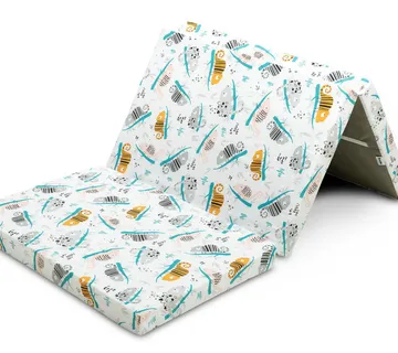 Sklopivi madrac s pamučnom navlakom 120x60cm kamaleon - cover