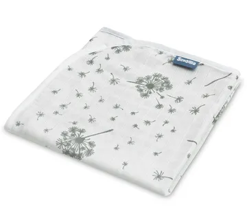 Dvoslojni muslin pokrivač 80x100cm maslačak - cover