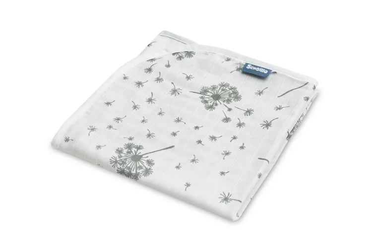 Dvoslojni muslin pokrivač 80x100cm maslačak - cover