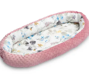 Gnijezdo za bebe 70x30cm Retro roza - cover
