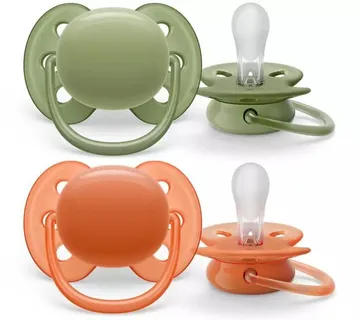 Philips Avent Ultra Soft duda varalica 18+ zeleno roza - cover