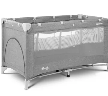 Caretero krevetić BASIC PLUS sivi - cover