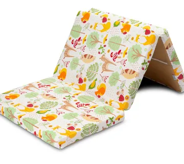 Sensillo sklopivi madrac 120x60cm šumske životinje - cover